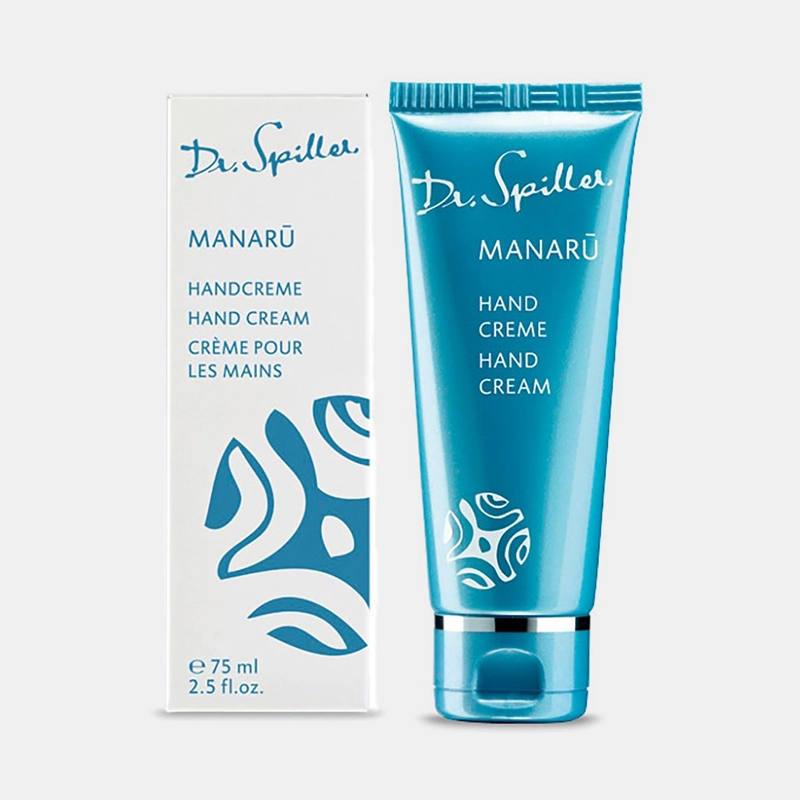 Manaru Hand Cream MANARU hand cream from Biomimetic Skincare - 75ml tube & packaging