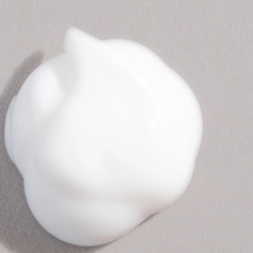 Close-up texture - white, milky serum