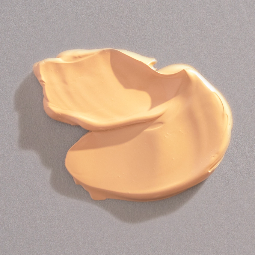 Nahaufnahme Textur - Cremetextur von Tönungscreme