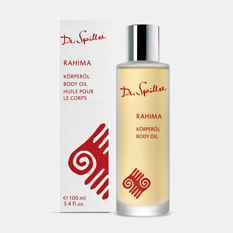 RAHIMA Körperöl RAHIMA Körperöl von Biomimetic Skincare – 100ml Produkt & Verpackung