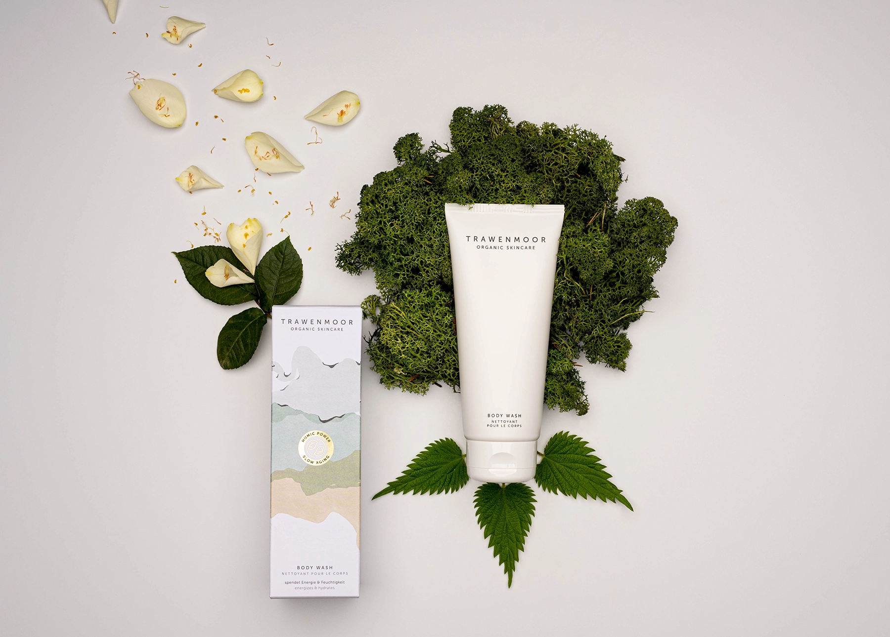 Body Wash von Trawenmoor – 200ml Bio-Kosmetik Tube & Verpackung
