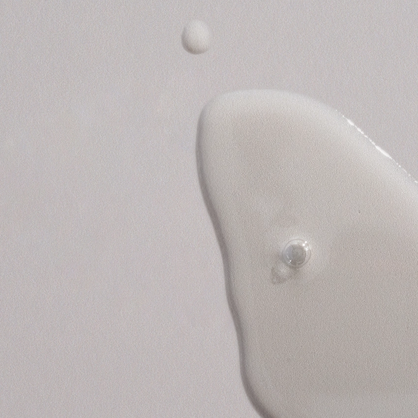 Nahaufnahme Textur - durchsichtiges Aloe Vera Avocado Vitamin E Öl