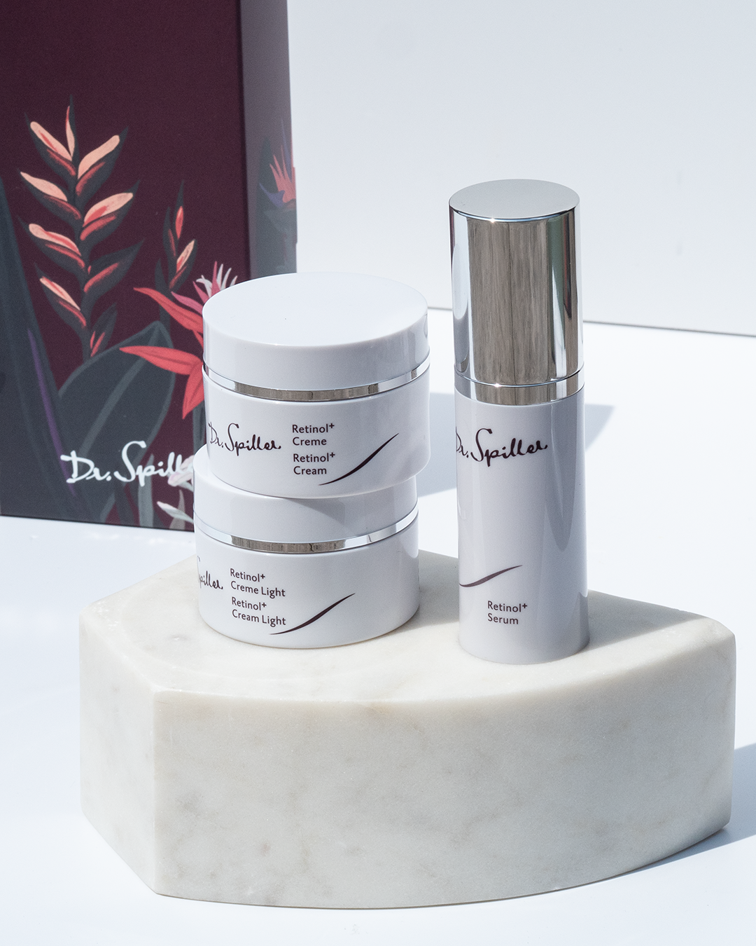 retinol set three products