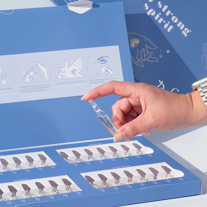 Dr. Spiller Xmas24 ampoules set opened
