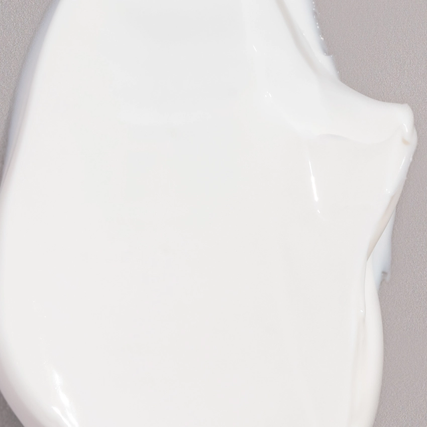 Close-up texture - white cream