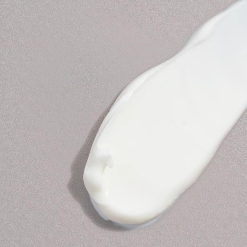 Nahaufnahme Textur - weiße Creme