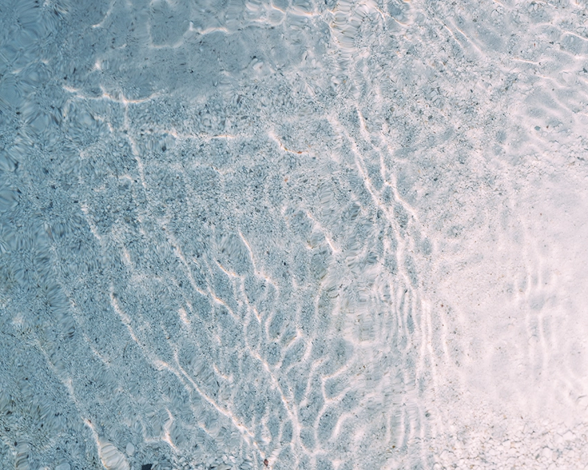 Sanfte Wasserreflexionen