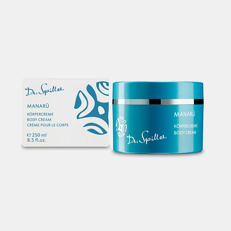 MANARU Körpercreme MANARU Körpercreme von Biomimetic Skincare – 250ml Tube & Verpackung