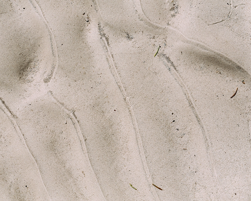 Textured sand with natural lines