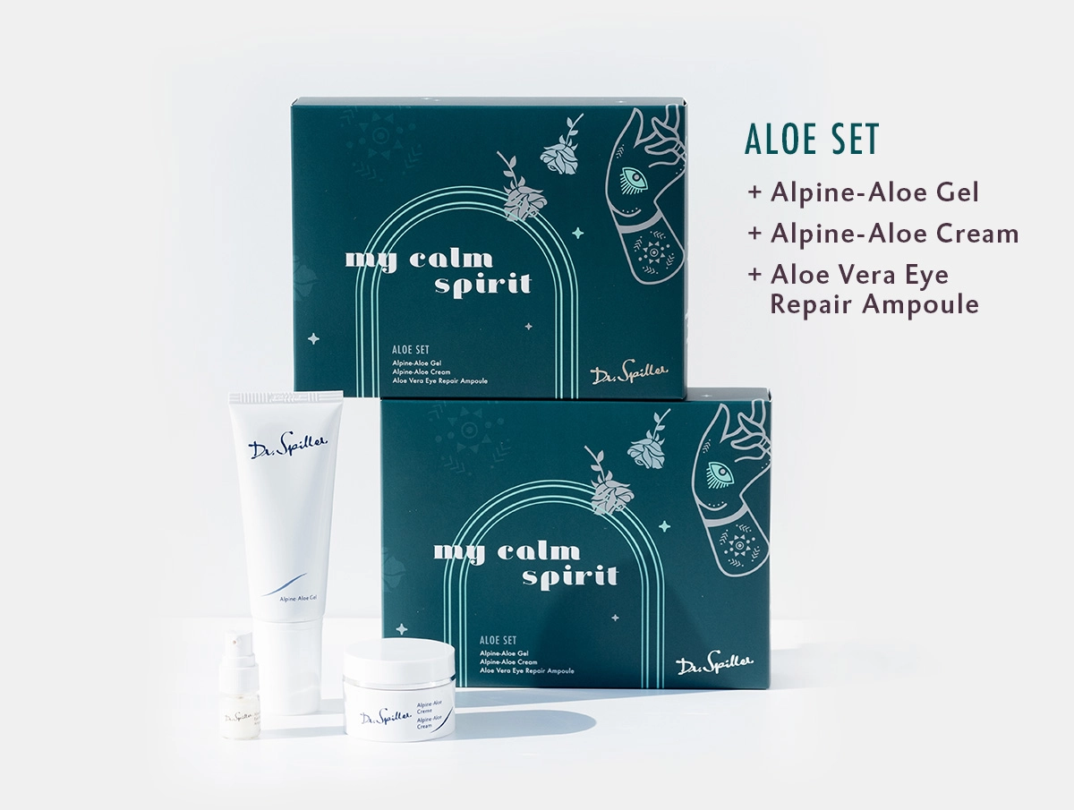 Dr. Spiller Xmas Alpine Aloe Set - Produkte und Verpackung