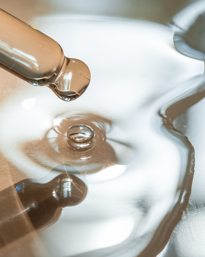 Liquid texture skin care