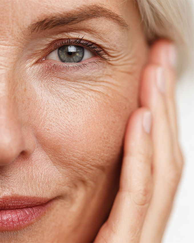 Hormonal skin changes during menopause